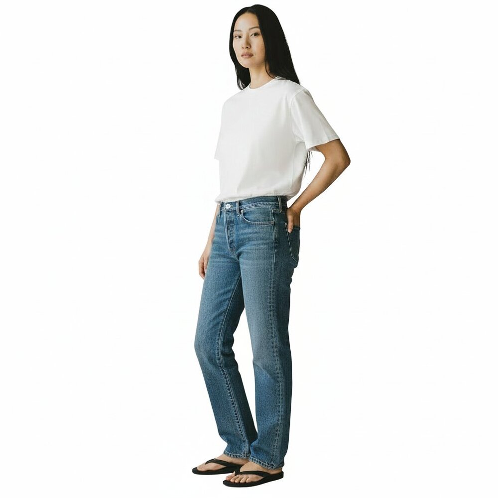 Levis 501 Original Fit - Faded Blue - 36 x 38